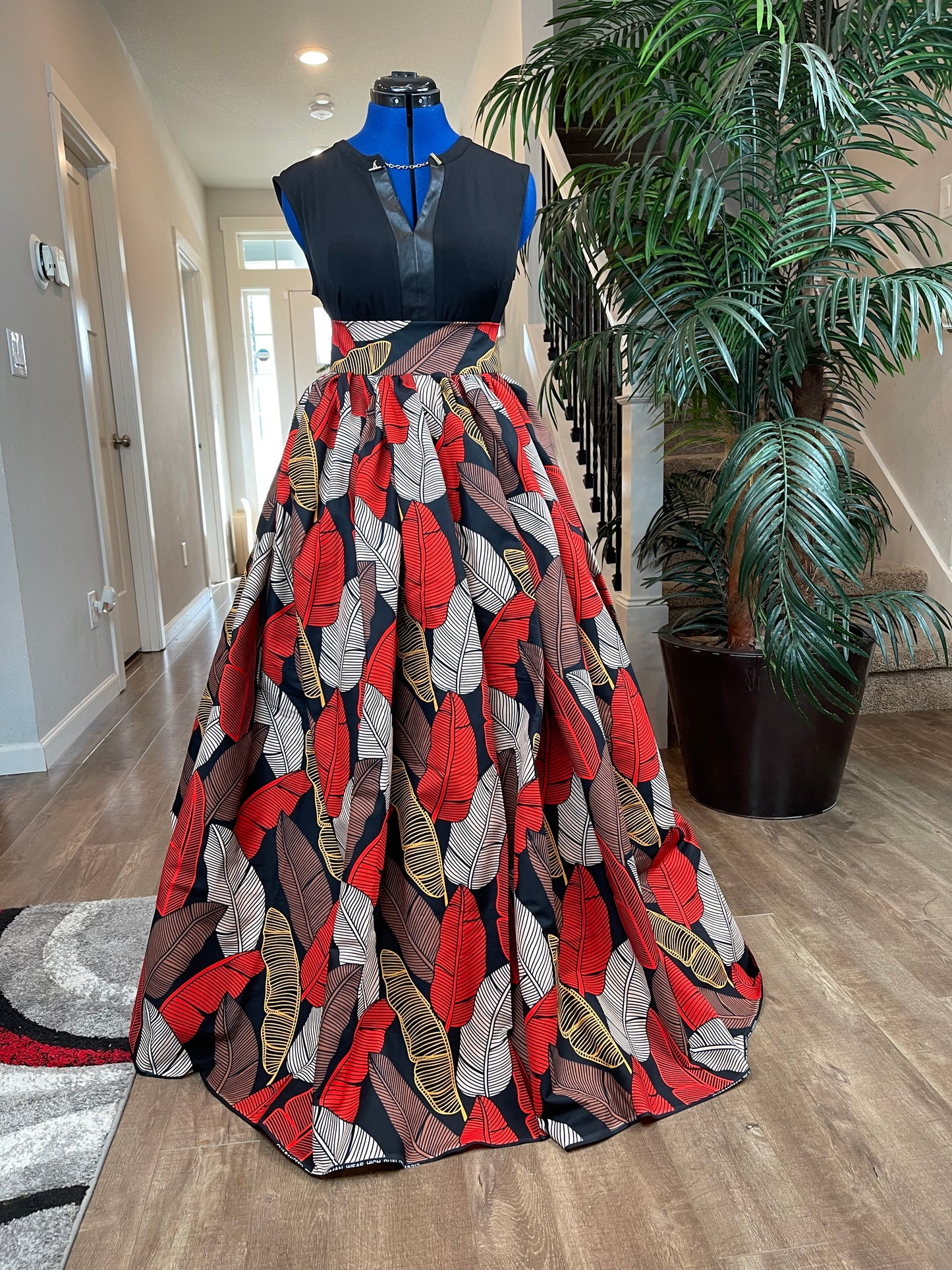 African Clothing/African Skirt/Ankara Skirt/VA28