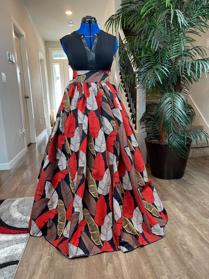 African Clothing/African Skirt/Ankara Skirt/VA28