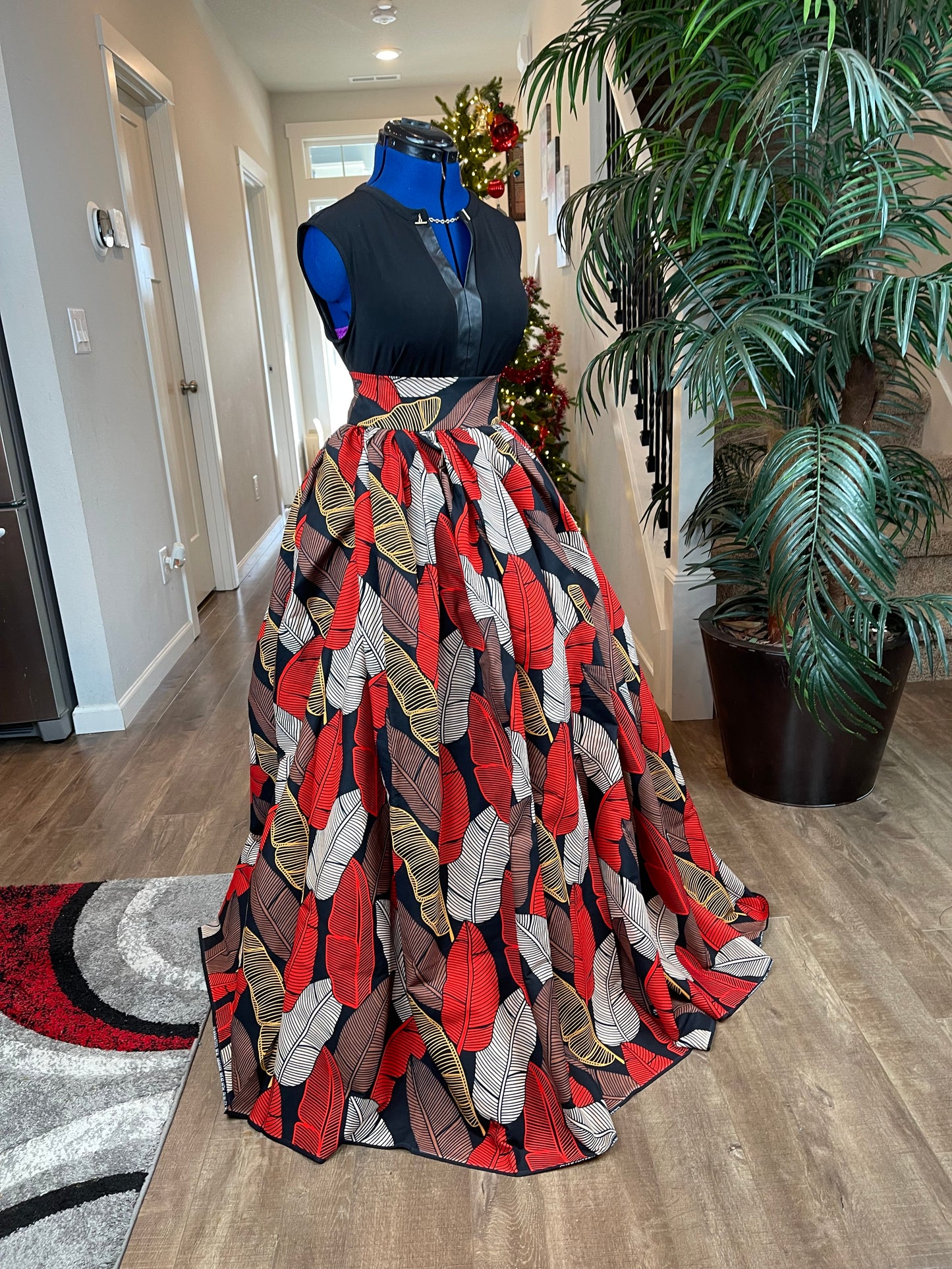 African Clothing/African Skirt/Ankara Skirt/VA28