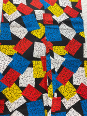 Red and black African Fabric/African prints/ Ankara fabric/ African fabric per yard/ African fabric for crafts/ African fabri/FG05t