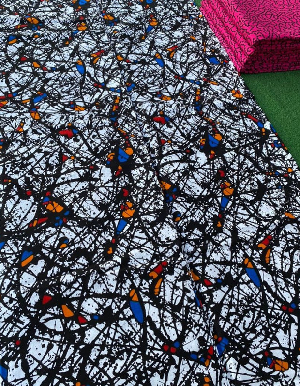 Ankara fabric/African fabric/Ankara fabric/Danshiki fabric/African print/Ankara fabric for dress/ African textile for crafts/African print for sewing/KM72