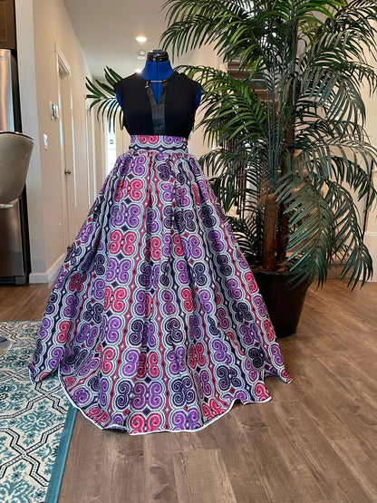 African Skirt/Ankara Skirt/Boho skirt/VA20