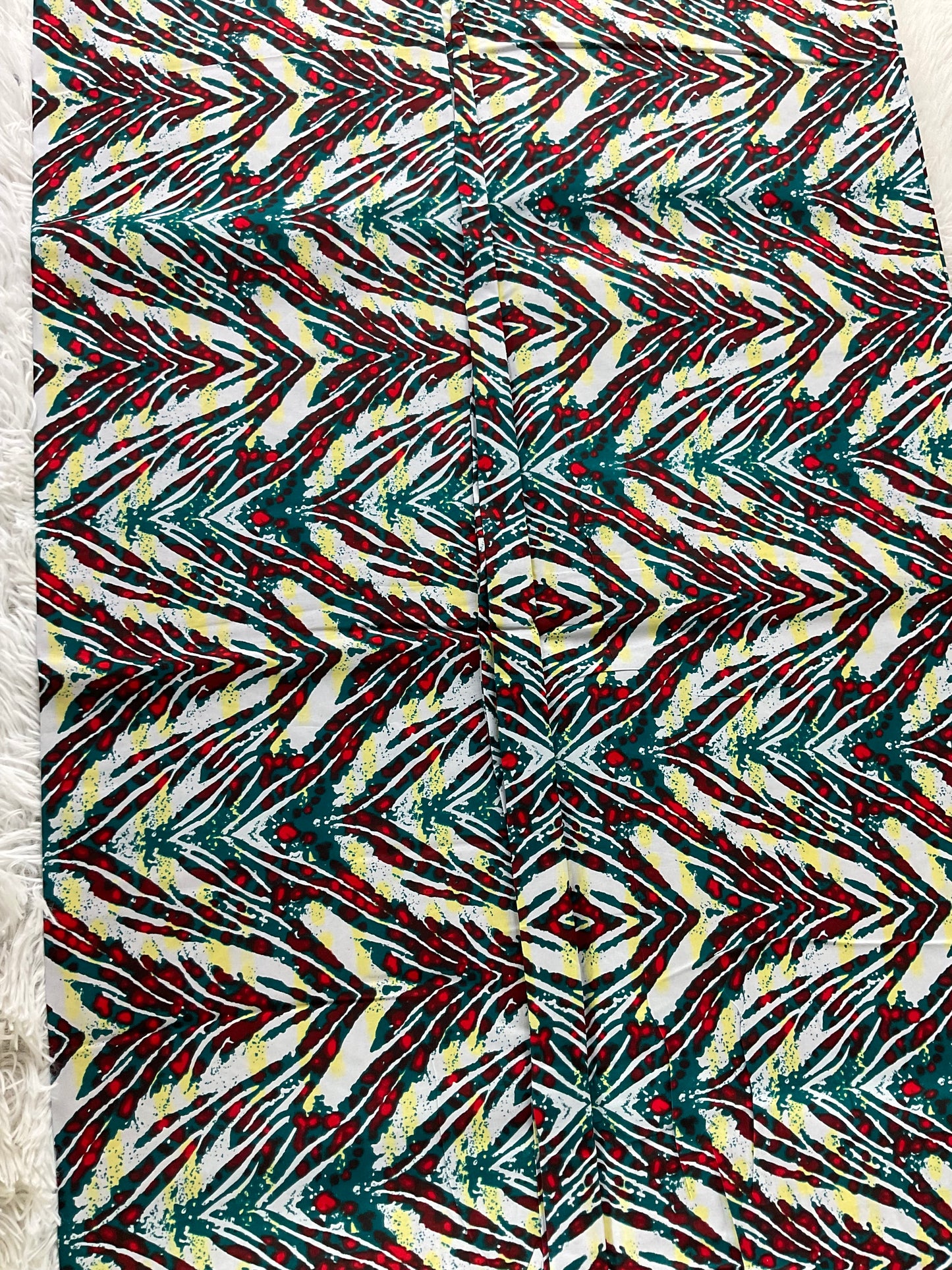 Multicolor African Fabric/African prints/ Ankara fabric/ African fabric by the yard/ Wax prints/ African fabric for apparels/ African
