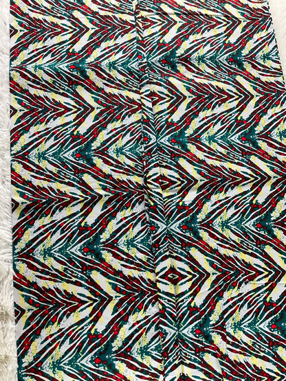 Multicolor African Fabric/African prints/ Ankara fabric/ African fabric by the yard/ Wax prints/ African fabric for apparels/ African
