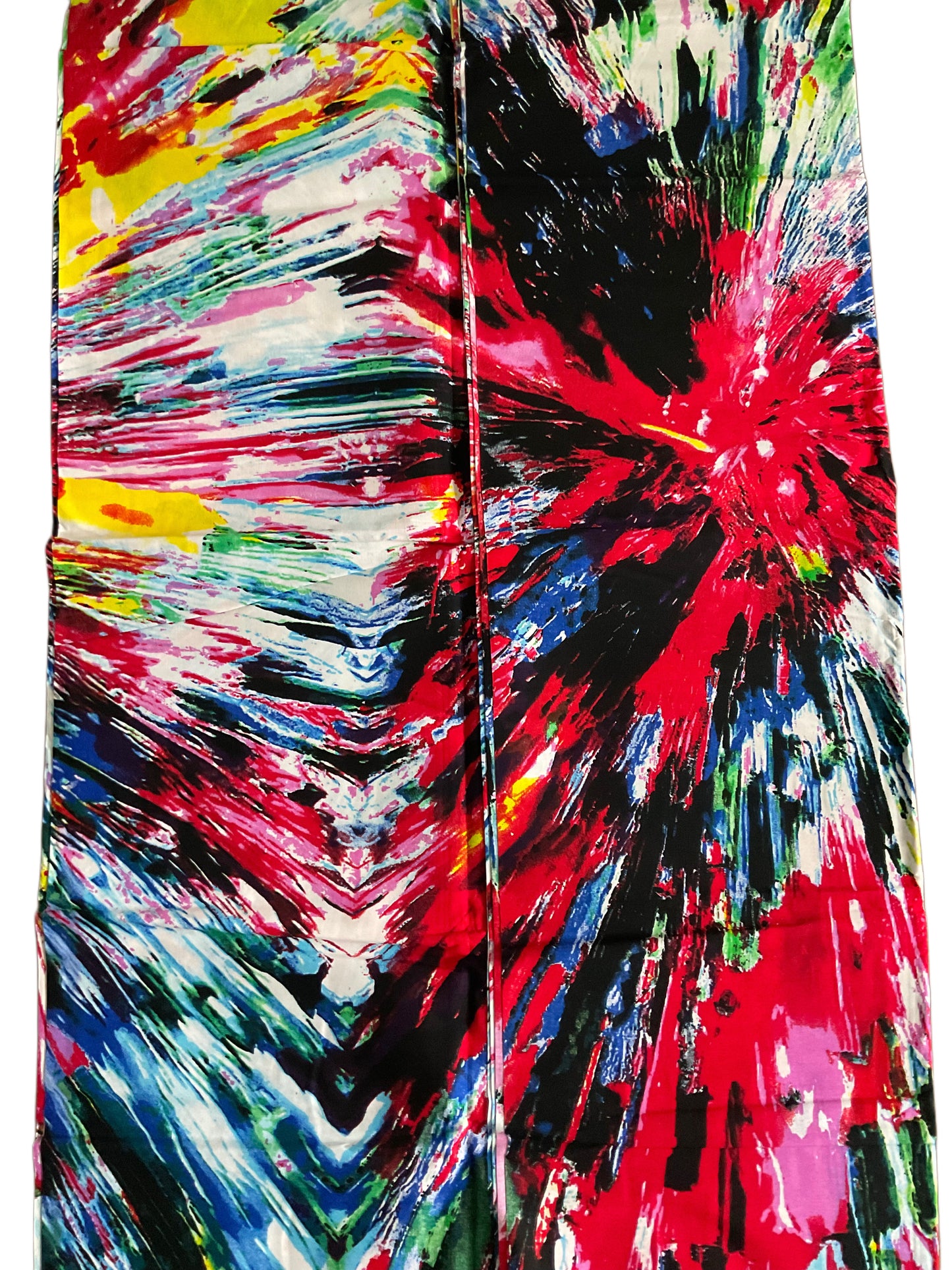 Ankara fabric/African fabric/Ankara fabric/Danshiki fabric/African print/Ankara fabric for dress/ African textile for crafts/Yellow and White Ankara/KM72