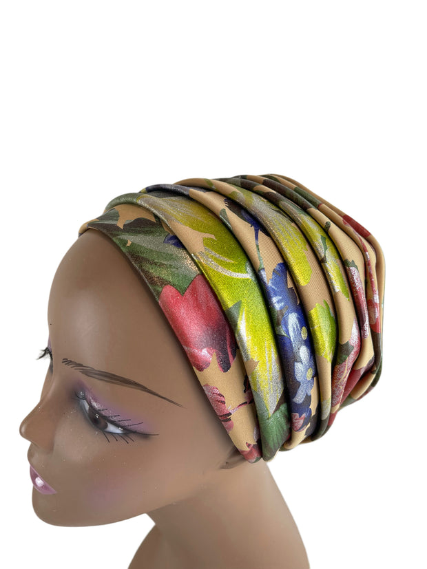 Turbans Caps/Turbans For Women/ Chemo Turbans/Stretchy Braided Turbans