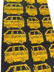 African fabric/Ankara fabric/ Danshiki/African print// African clothing/African Print/KM57B/Yellow and Black