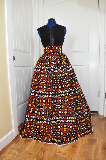 African Skirt/African Clothing For Women/Plus Size Skirt/Ankara Skirt/VA102