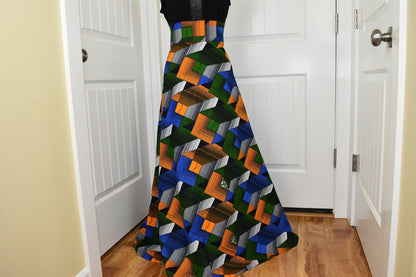 African clothing maxi skirt/ African women clothing/ Ankara maxi skirt/ African print skirt/ Ankara long skirt/ African fashion skirt|TK53