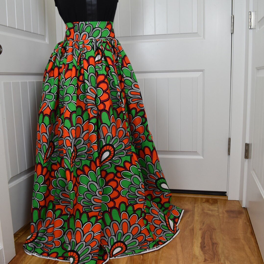 African Clothing / African women wear/ Ankara maxi skirt/VA101