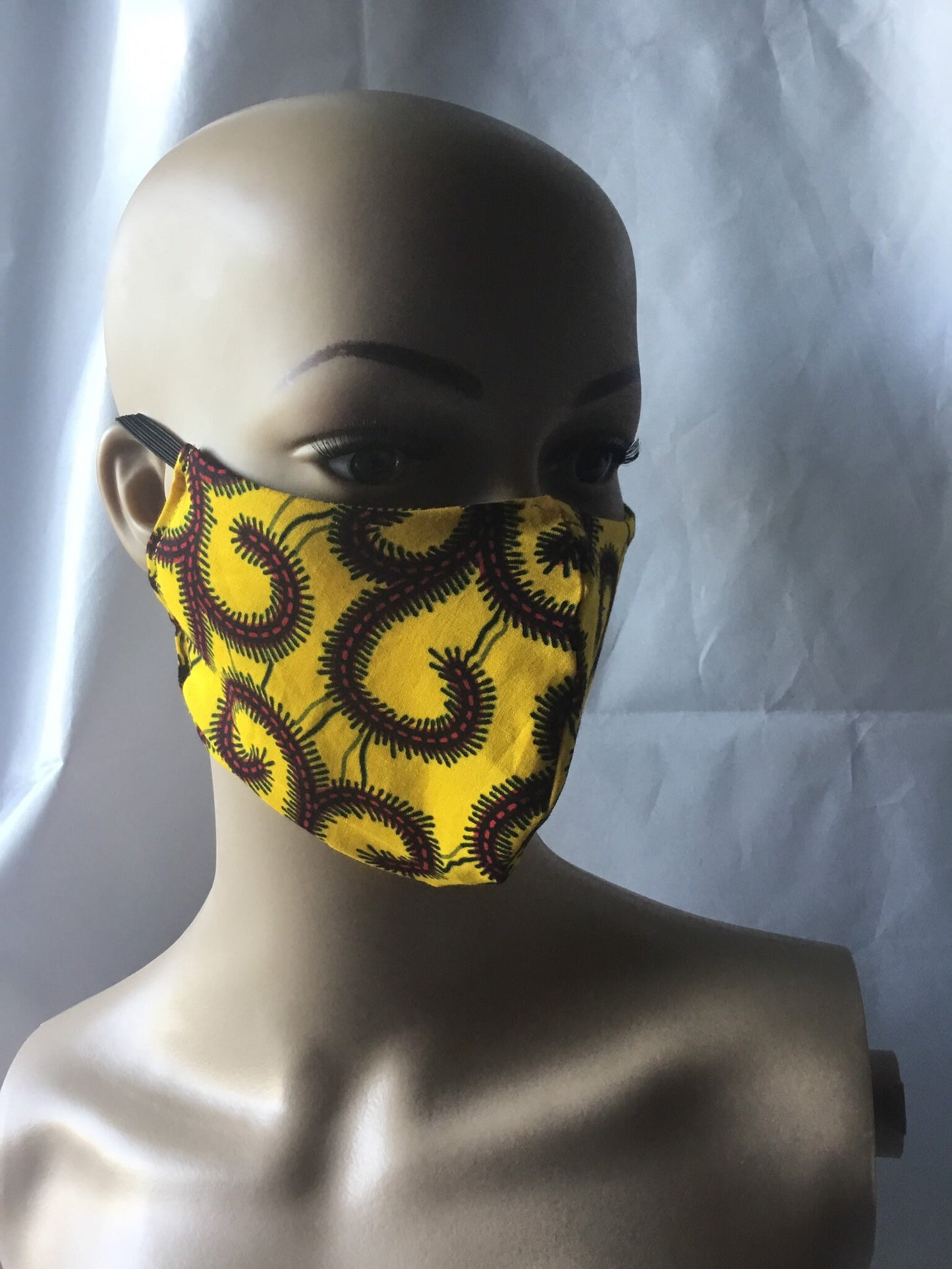 Buy 2 get 1 free Face Mask/Washable Mask/Reversible 100% cotton African Mask/Made in the USA African face mask/ African Mask with nose wire/