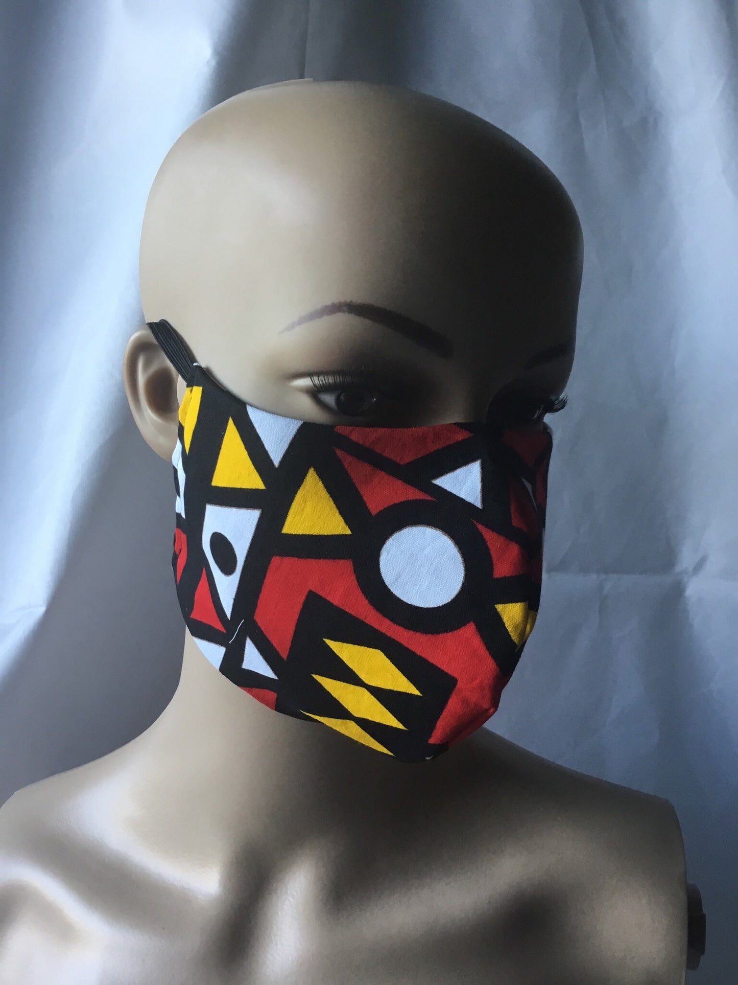 Buy 2 get 1 free Face Mask/Washable Mask/Reversible 100% cotton African Mask/Made in the USA African face mask/ African Mask with nose wire/
