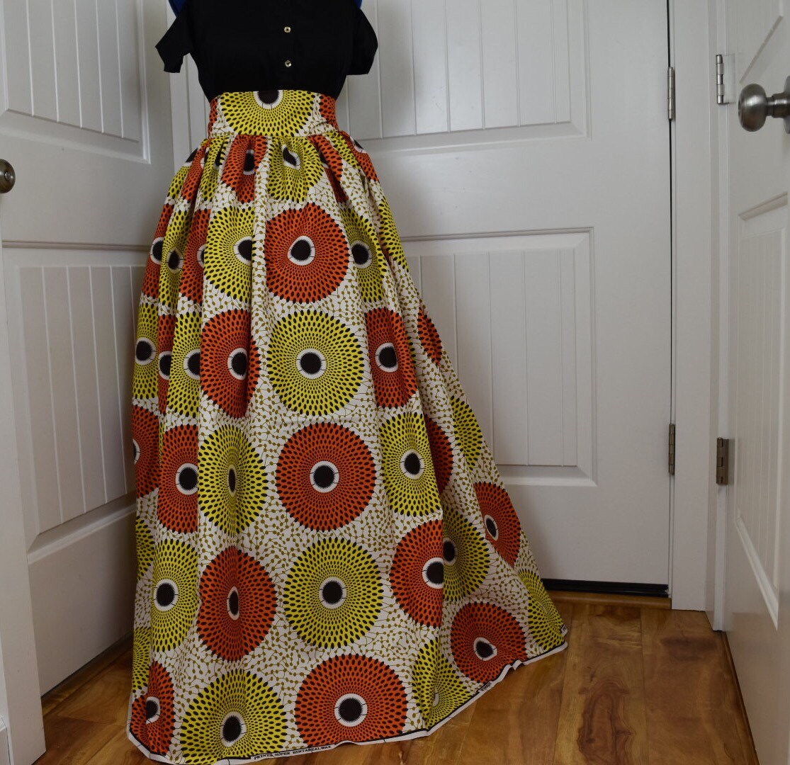 African clothing maxi skirt/ African women clothing/ Ankara maxi skirt/ African print skirt/ Ankara long skirt/ latest African fashion skirt