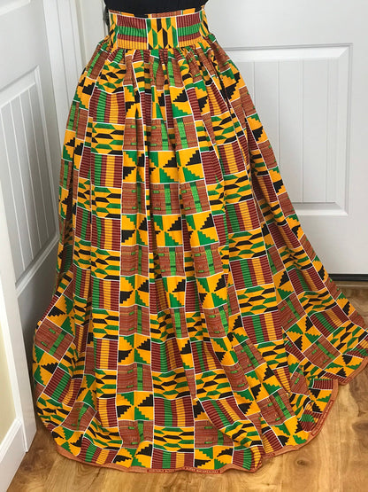 African clothing maxi skirt/ African women clothing/ Ankara maxi skirt/ African print skirt/ Ankara long skirt/ kente skirt/fashion skirt