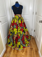 African Skirt/Ankara Skirt/African Print Skirt/VA41