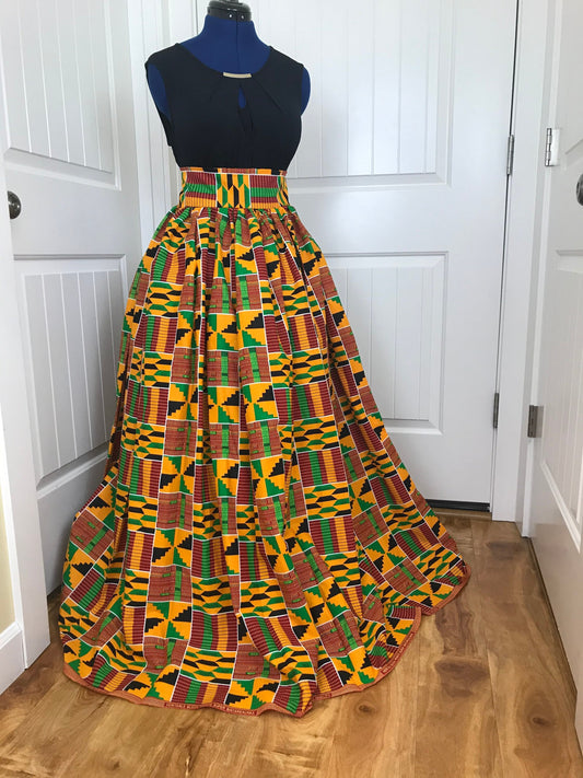 African Skirt/Ankara Skirt/Kente Skirt/VA32