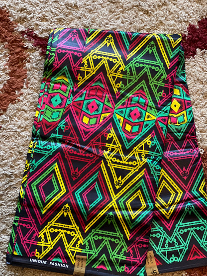 Pink African Fabric/African prints/ Ankara fabric/ African fabric per yard/ African fabric for crafts/ African fabri/FG59/Africa skirt