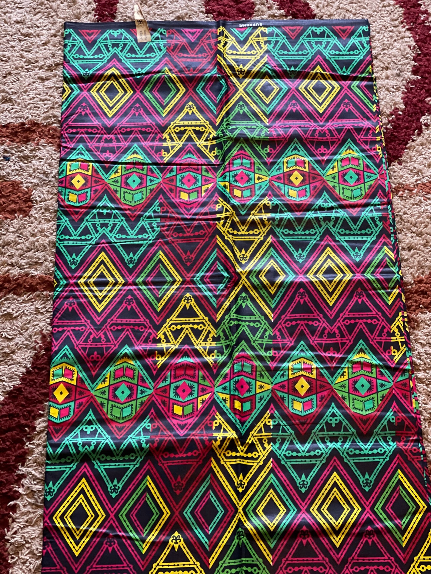 Pink African Fabric/African prints/ Ankara fabric/ African fabric per yard/ African fabric for crafts/ African fabri/FG59/Africa skirt