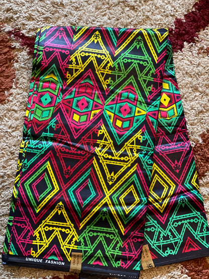 Pink African Fabric/African prints/ Ankara fabric/ African fabric per yard/ African fabric for crafts/ African fabri/FG59/Africa skirt