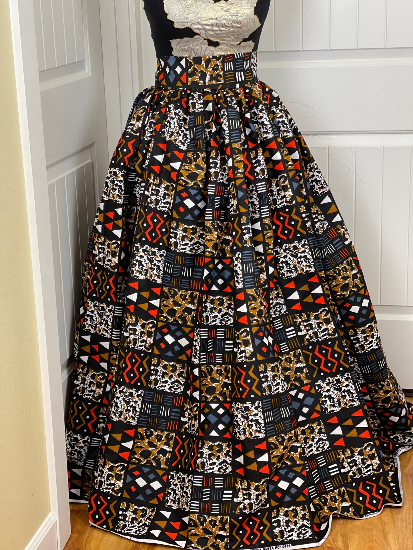 African Skirt/African Clothing/Ankara Skirt/Plus Size Women Skirt/VA89