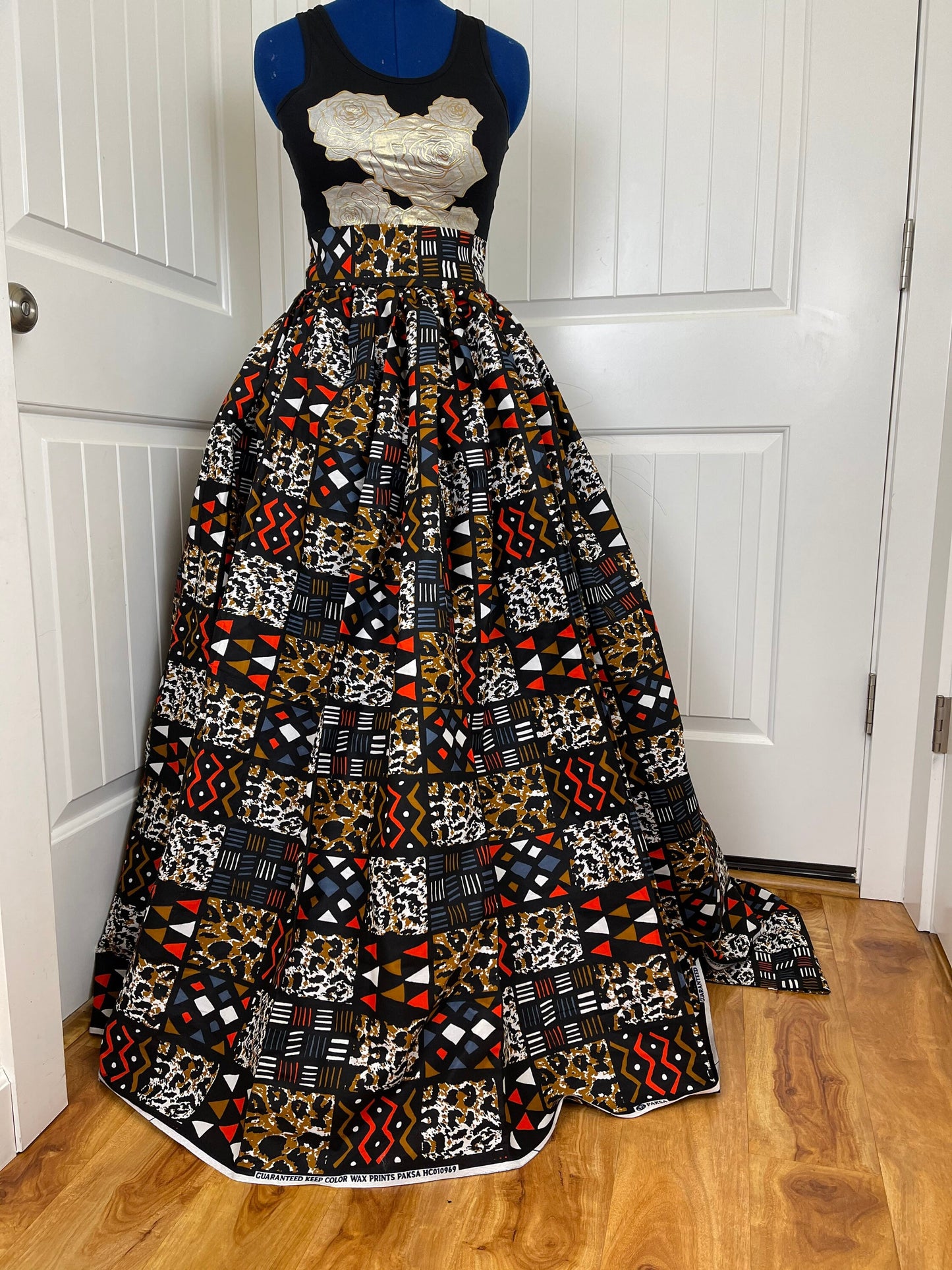 African Skirt/African Clothing/Ankara Skirt/Plus Size Women Skirt/VA89