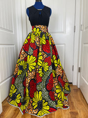 African Skirt/Ankara Skirt/African Print Skirt/VA41