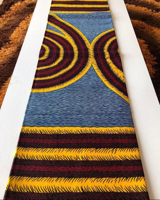 Wine and gold African Fabric/African prints/ Ankara fabric/ African fabric by the yard/African fabric/ African fabric 6 yards/FG92