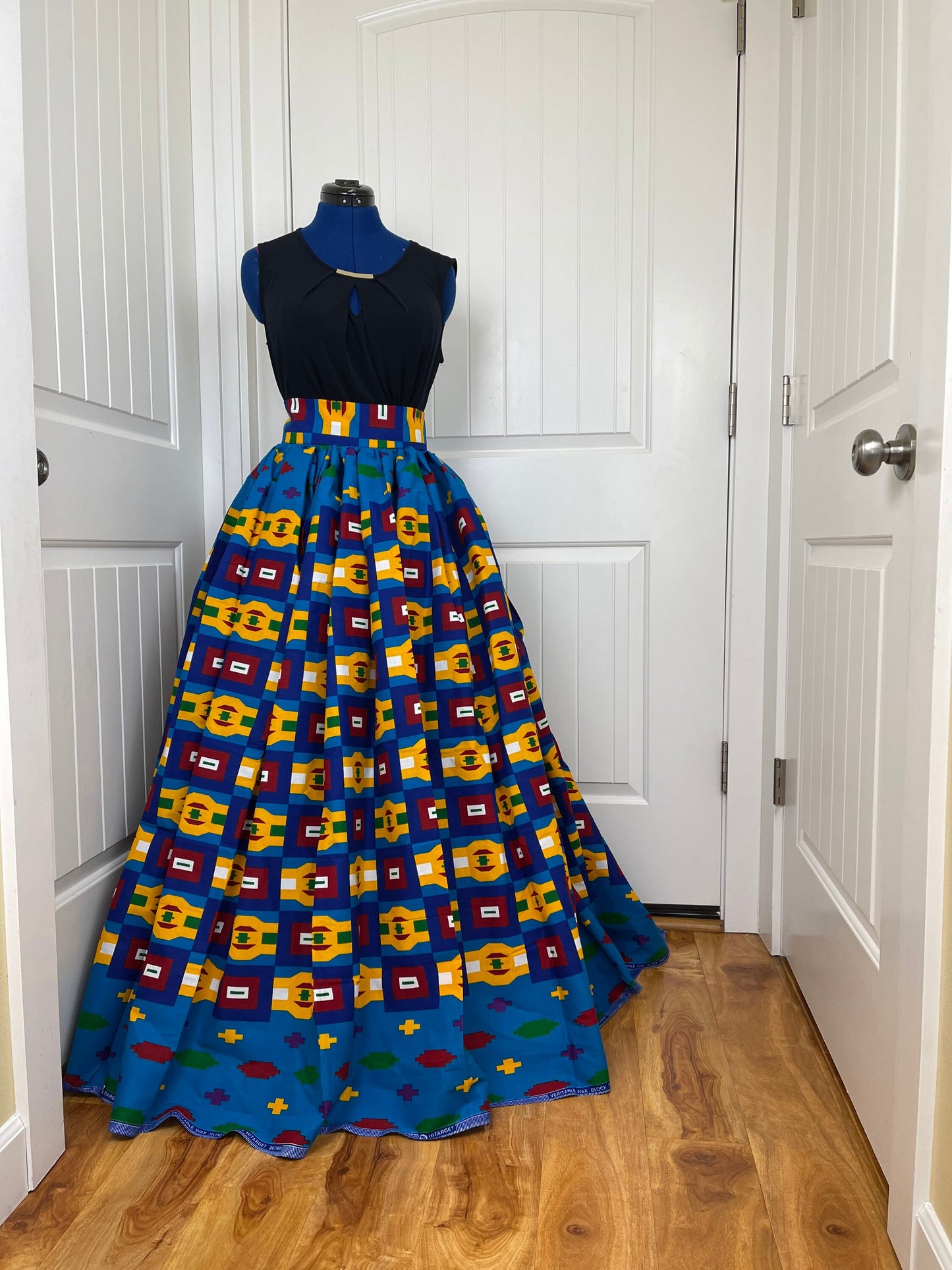 African clothing maxi skirt/ African women clothing/ Ankara maxi skirt/ African print skirt/ Ankara skirt/ kente skirt/African skirt|TK61