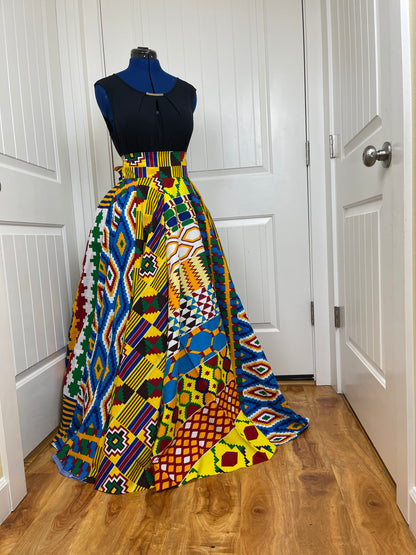 African clothing maxi skirt/ African women clothing/ Ankara maxi skirt/ African print skirt/ Ankara long skirt/ latest African fashion skirt