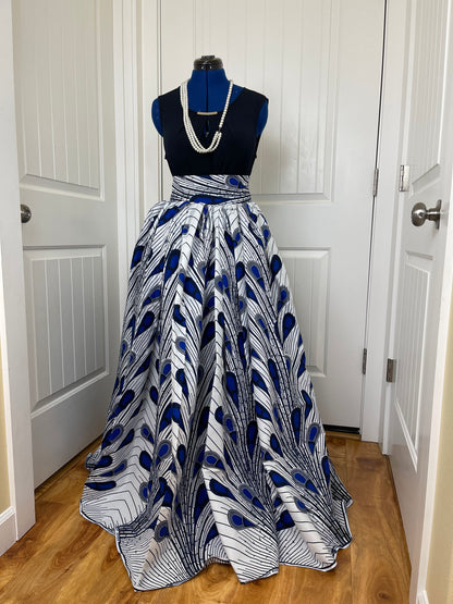 African skirts/Ankara maxi skirt/Ethnic maxi skirt//VA79