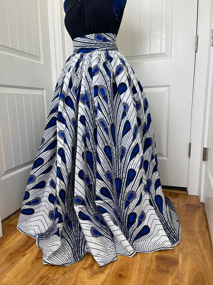 African skirts/Ankara maxi skirt/Ethnic maxi skirt//VA79