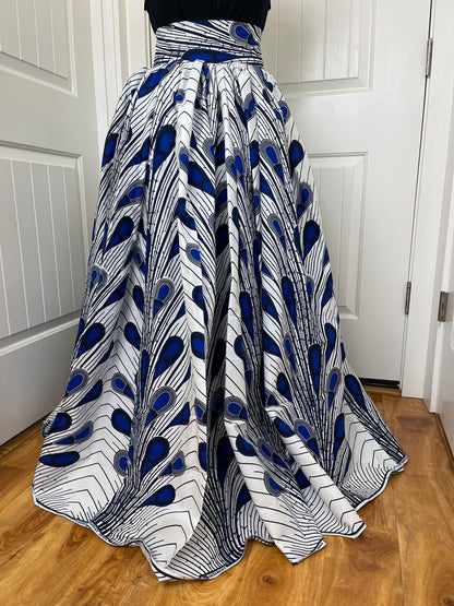 African skirts/Ankara maxi skirt/Ethnic maxi skirt//VA79