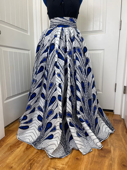 African skirts/Ankara maxi skirt/Ethnic maxi skirt//VA79