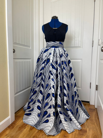 African skirts/Ankara maxi skirt/Ethnic maxi skirt//VA79