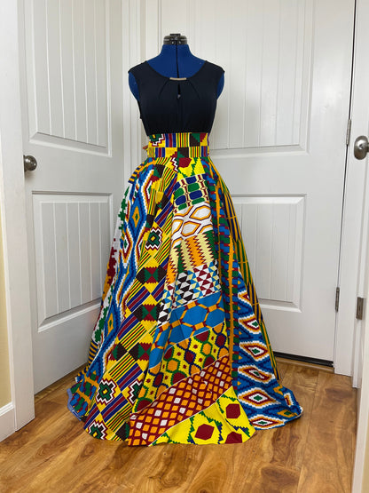African clothing maxi skirt/ African women clothing/ Ankara maxi skirt/ African print skirt/ Ankara long skirt/ latest African fashion skirt