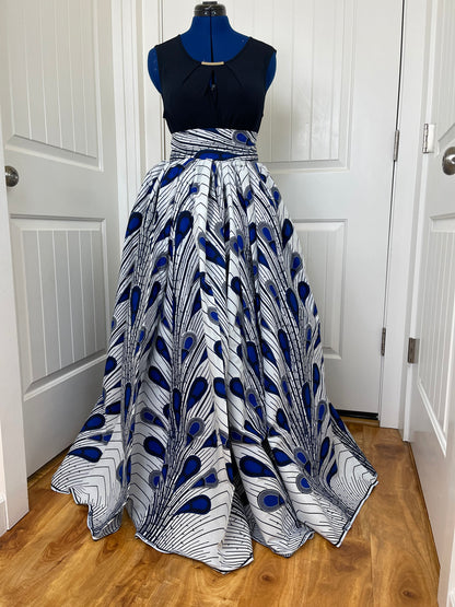 African skirts/Ankara maxi skirt/Ethnic maxi skirt//VA79