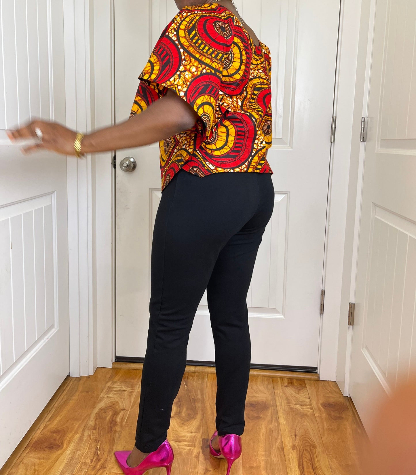 African Blouse/Ankara Tops/Summer Blouse/VA118