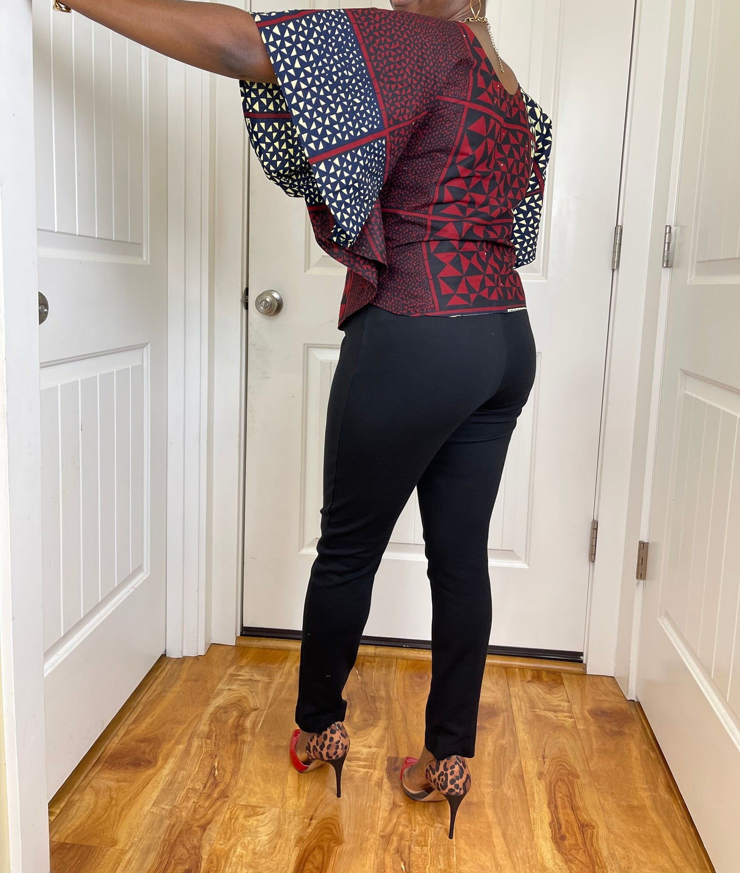 African Blouse/Ankara Top/Summer Blouse/TK84