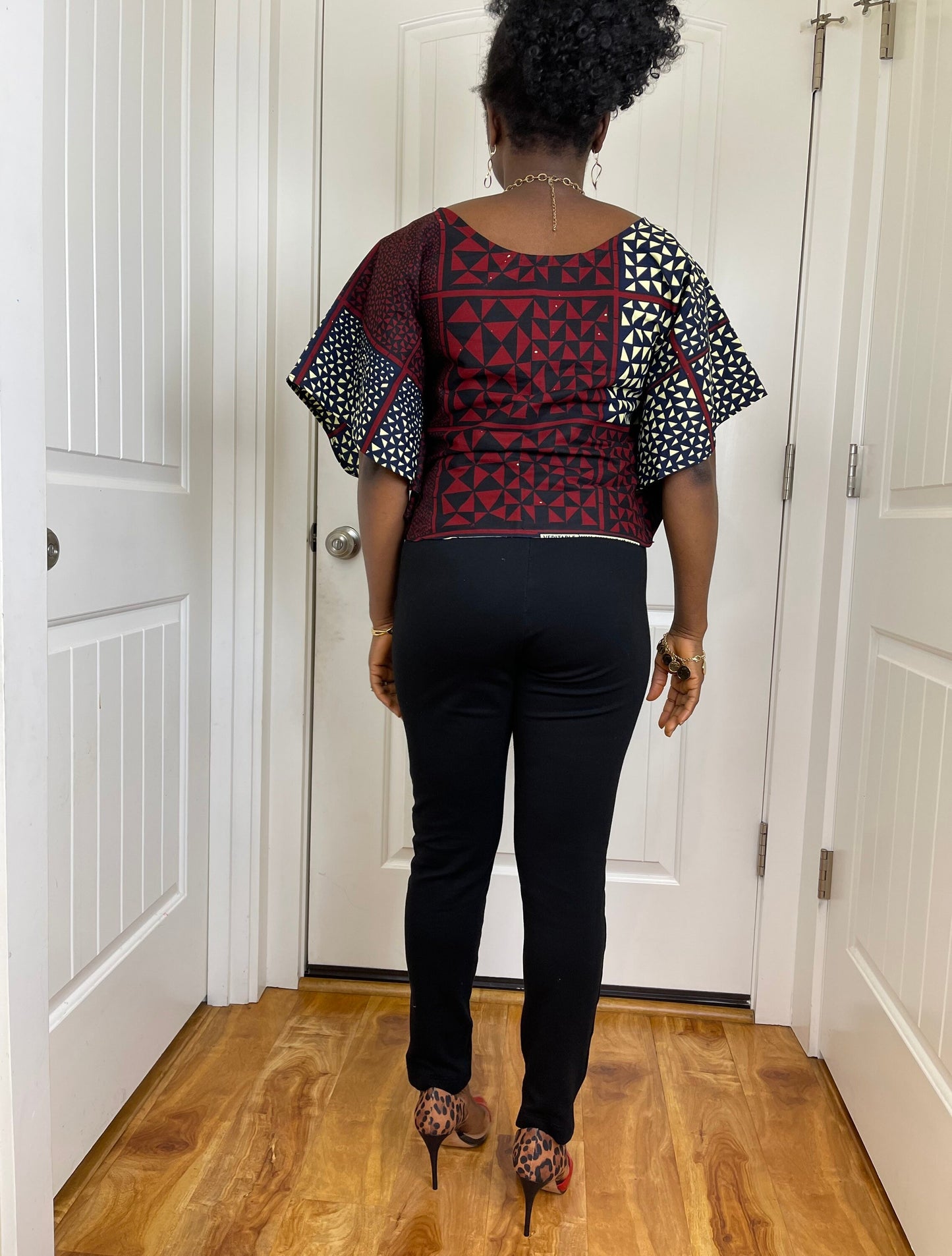 African Blouse/Ankara Top/Summer Blouse/TK84