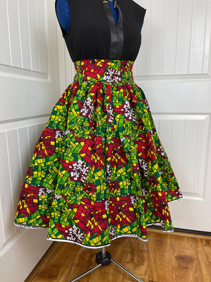 African Skirt/African Women Clothing/Plus Size Skirt/VA60