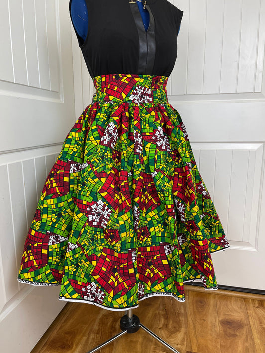 African Skirt/African Women Clothing/Plus Size Skirt/VA60