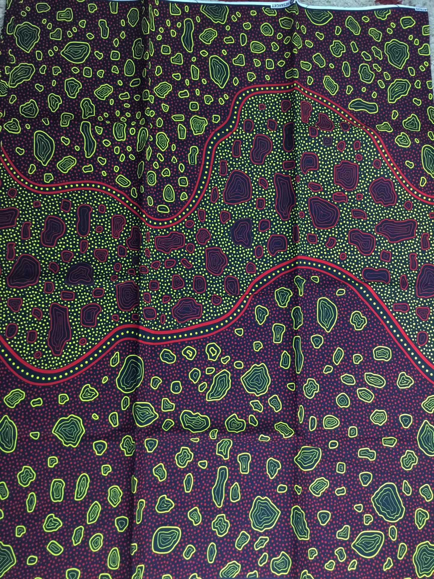 African Fabric/African prints/ Ankara fabric/ African wax/MK589/Maroon African fabric/ African fabric 6 yards