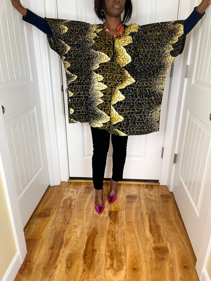African women clothing/Danshiki Poncho/Poncho/Oversized kimono/African jacket/Ready to ship kimono/Ankara kimono/African top/African duster
