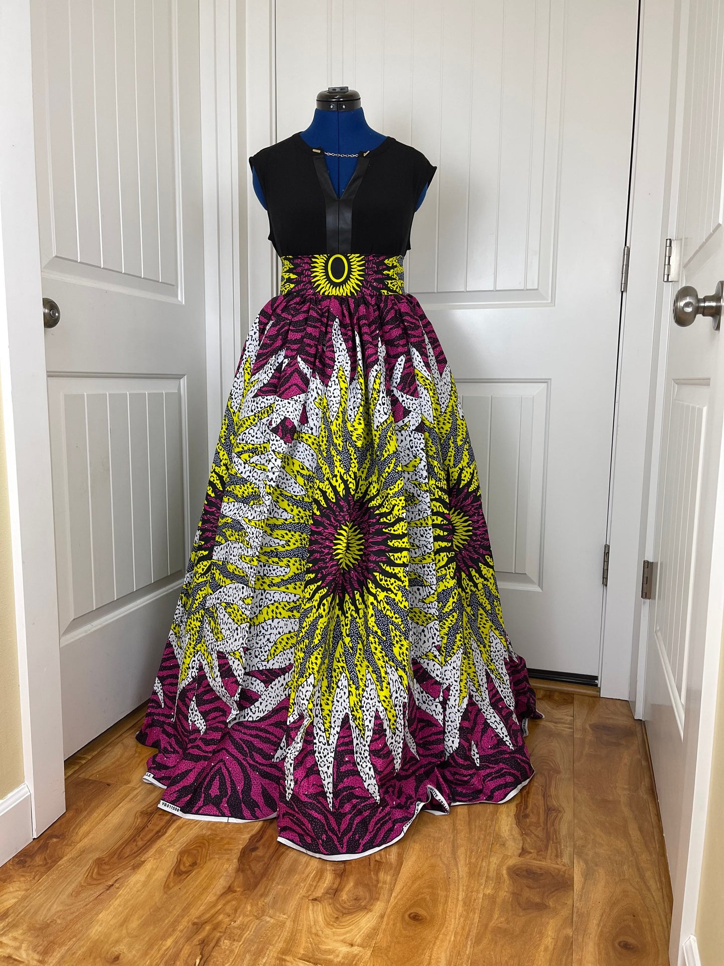 African Skirt/Ankara Skirt/African Clothing/VA36
