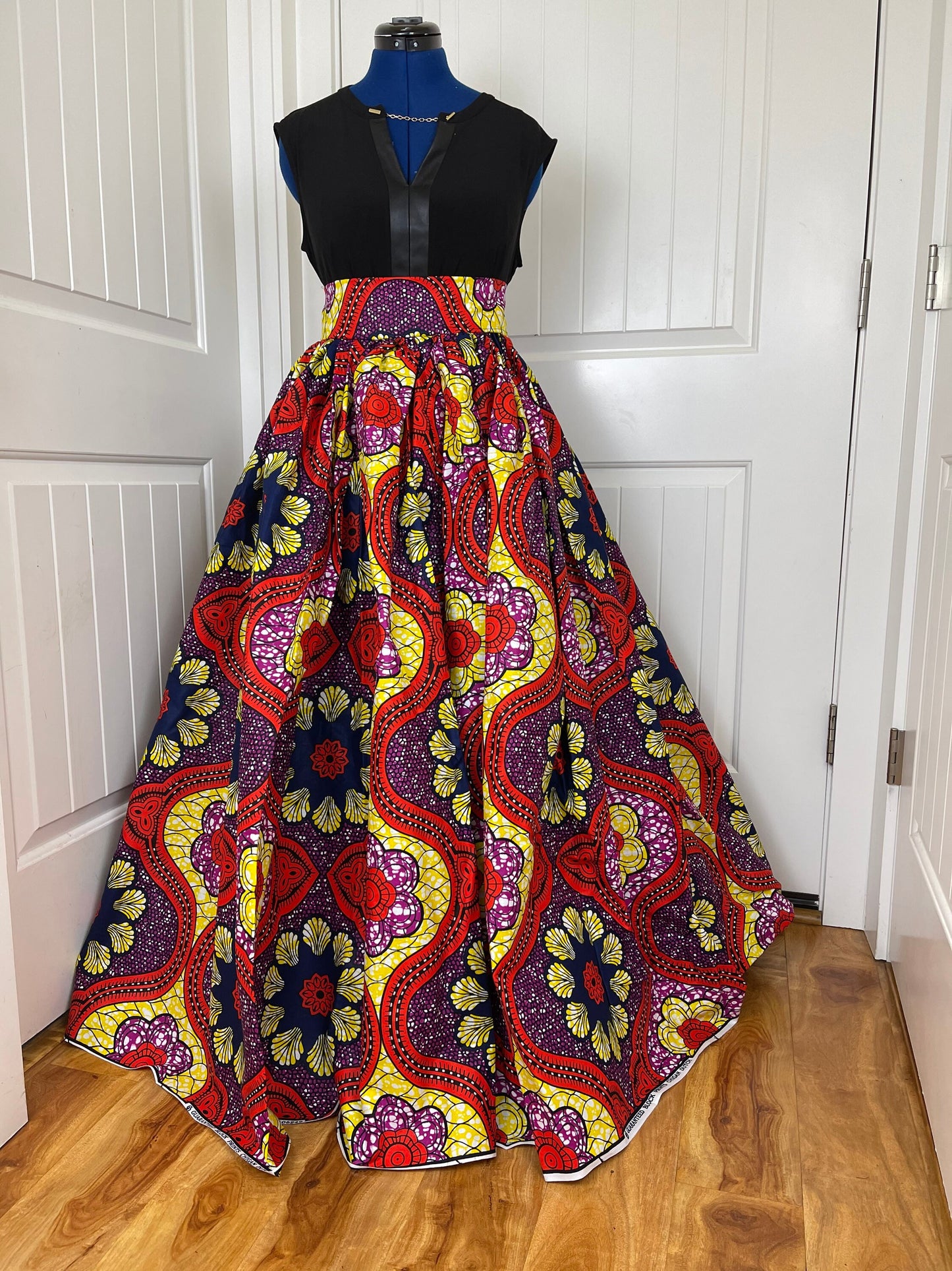 African skirt/Danshiki skirt/Ethnic skirt/DR7