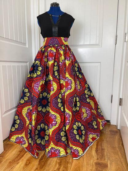 African skirt/Danshiki skirt/Ethnic skirt/DR7