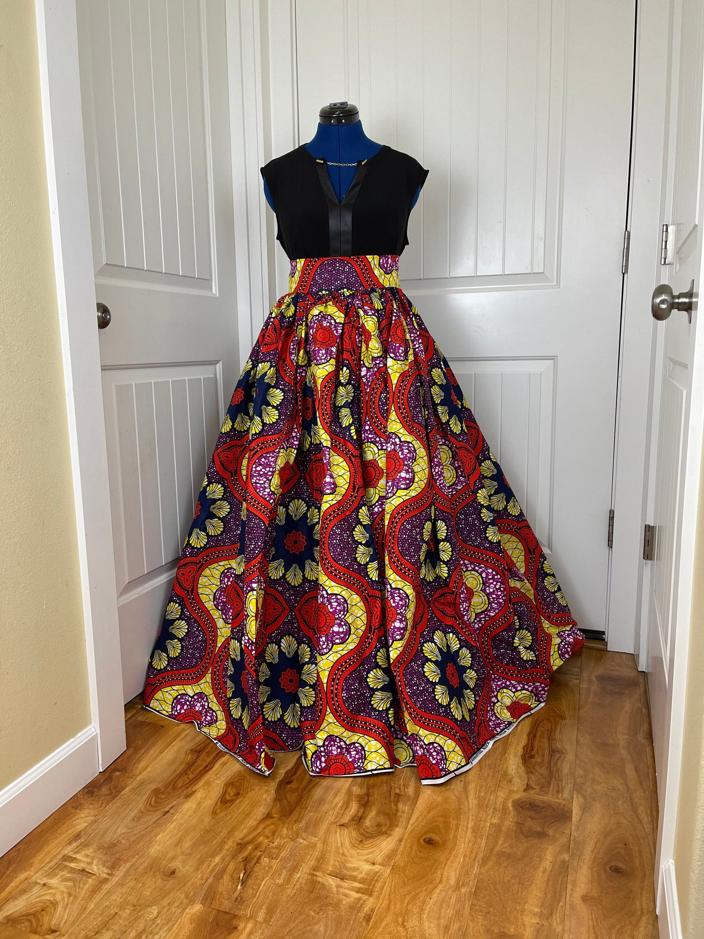 African skirt/Danshiki skirt/Ethnic skirt/DR7