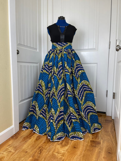 African skirt/Danshiki skirt/Ethnic skirt/Ankara Skirt/DR2