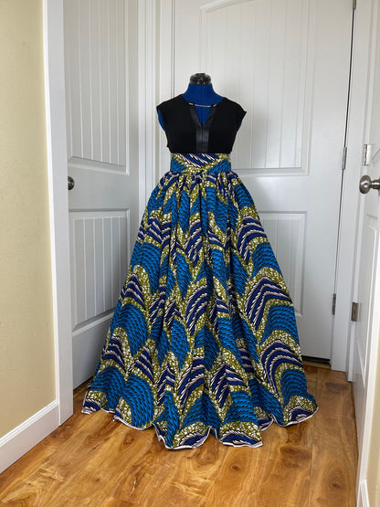 African skirt/Danshiki skirt/Ethnic skirt/Ankara Skirt/DR2