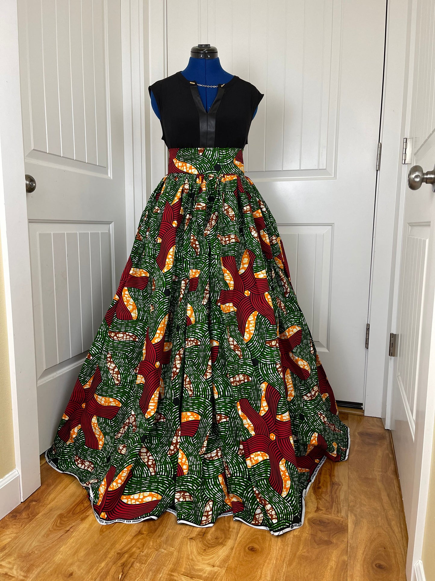 African skirt/Danshiki skirt/Ethnic skirt/Ankara skirt/DR1